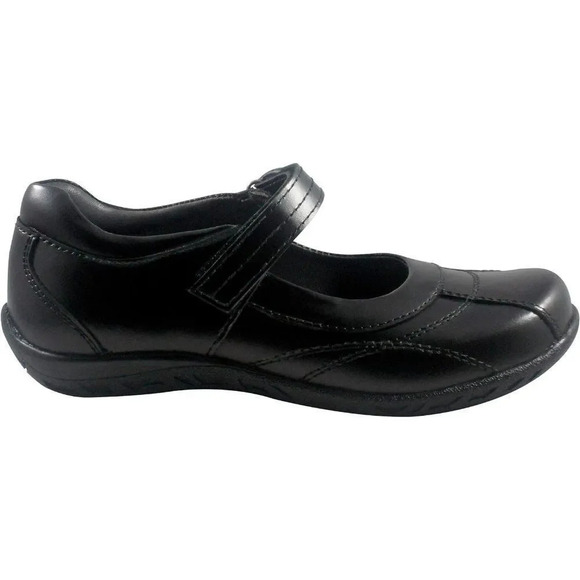 Bobble Carmen Toddler Black Soft Synthetic Leather Strap Shoes Size 1 NWT - Picture 2 of 8